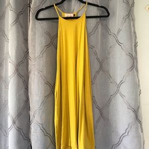 Fighting Eel yellow dress with pockets